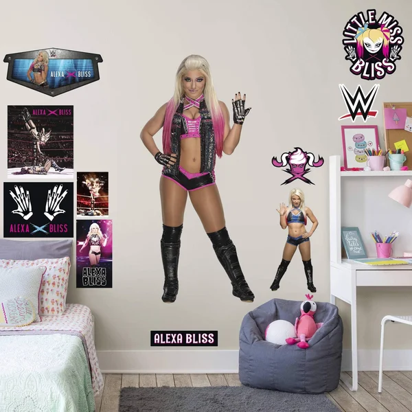Fathead Alexa Bliss - X-Large Officially Licensed WWE Removable Wall Decal - Size: XL