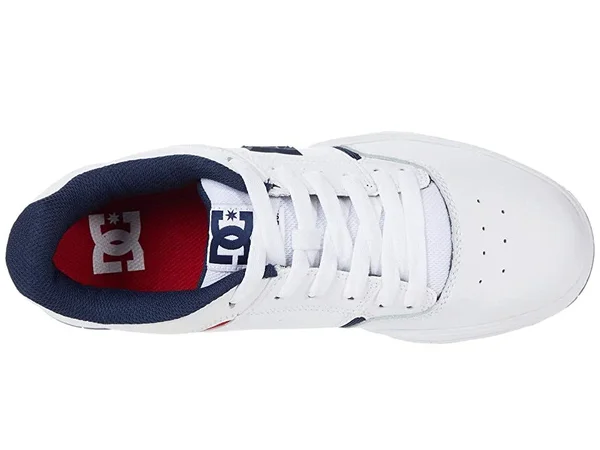 DC Central Men's Shoes White/White/Blue : 14 D - Medium