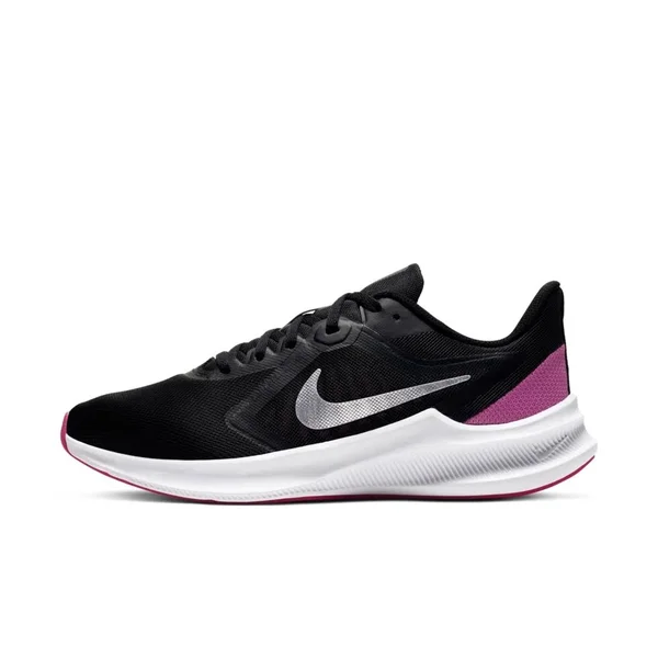 Women's Nike Downshifter 10 Running Shoe - Black/Pink - Size 5.5