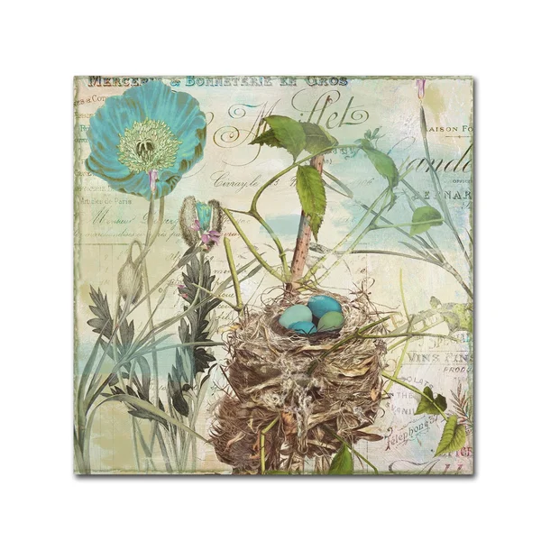 Trademark Fine Art Nesting I Canvas Art by Color Bakery, Size: 24 x 24