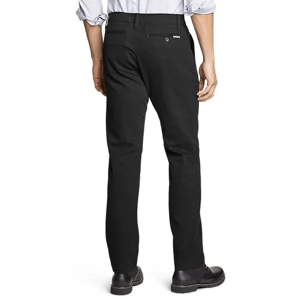 Eddie Bauer Men's Flex Wrinkle-Resistant Sport Chinos - Classic - Black - 38/36