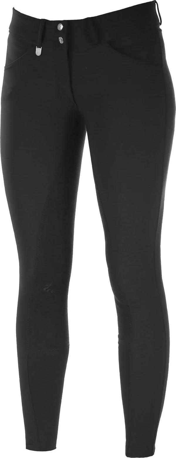 Horze Grand Prix Women's Leather Full Seat Breeches - 24 - Black