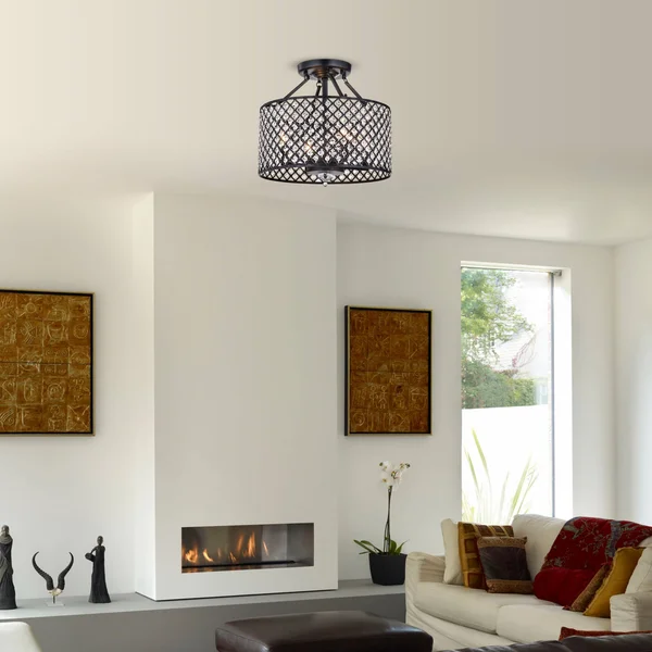 First Lighting Alrai 4-Light Semi-Flush Mount Light