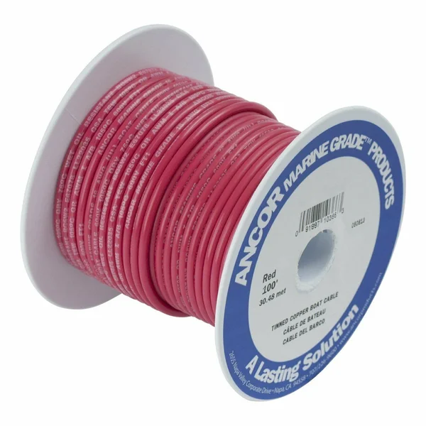 Ancor 12 AWG Tinned Copper Wire - 400& Red