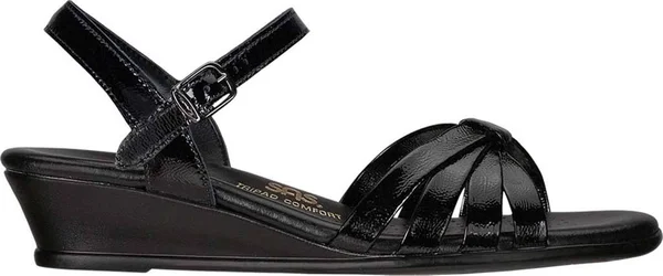 SAS Shoes Women's Strippy - Black Patent