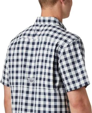 Columbia Men's Super Slack Tide Camp Shirt Blue S