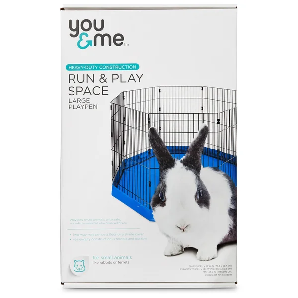 You & Me Run & Play Space Small Animal Playpen - Large