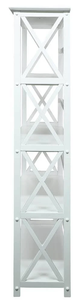 Casual Home Montego 5-Shelf Bookcase - White