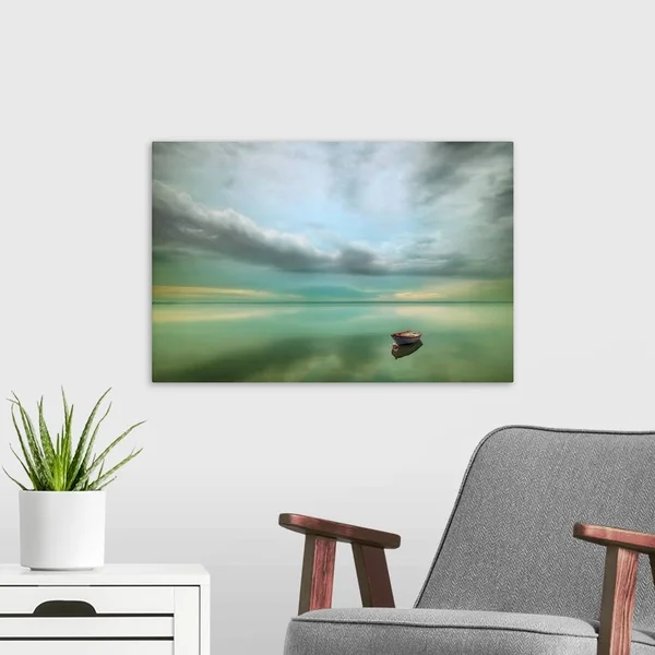 Boat..., Canvas Wall Art, 24x16, Great Big Canvas