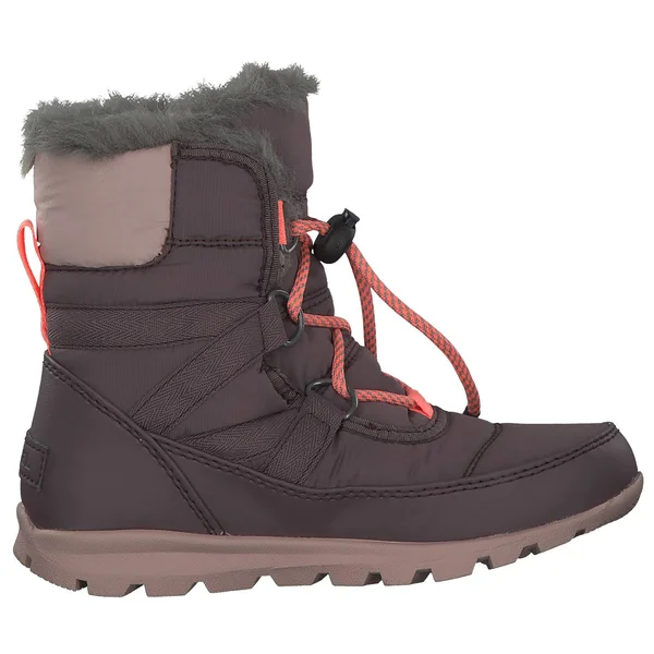 Sorel Youth Whitney Short Lace Boot - 6 - Purple Sage - Mauve Vapor