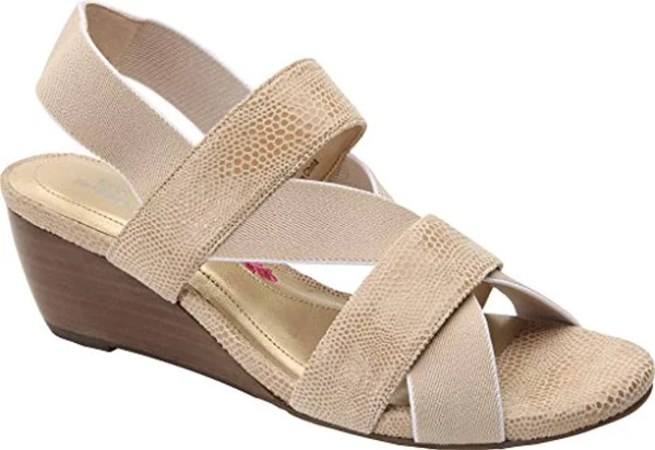 Ros Hommerson Women's Wynona Strappy Wedge Sandal, Size: 13