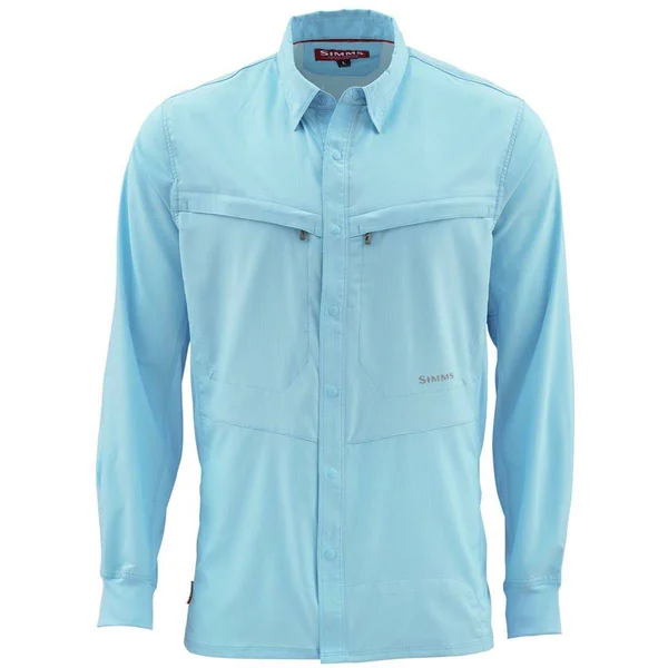Simms Intruder BiComp LS Shirt Glacier M