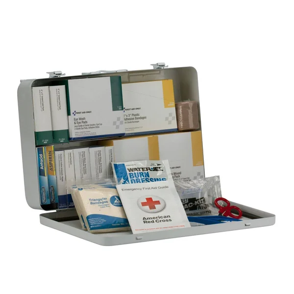 First Aid Only 90673 50 Person Vehicle ANSI A+ First Aid Kit - Metal Case