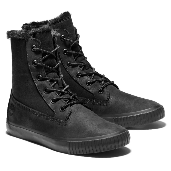 Timberland Skyla Bay Fleece Fold Down Black Nubuck, 6