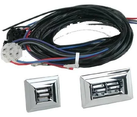 Electric-Life 4990-10-356 Switch Kit 2 Door Chrome