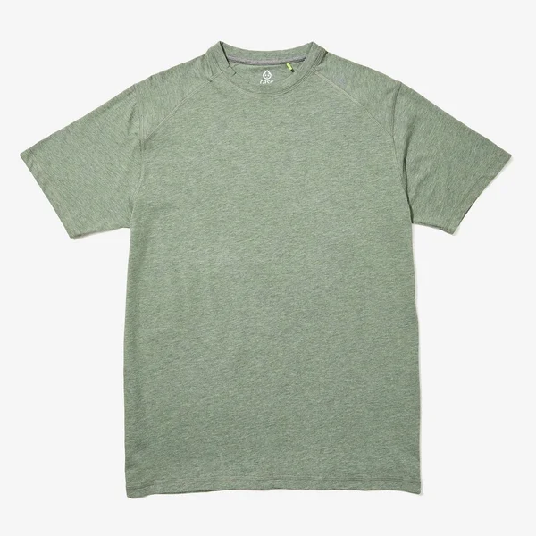 Tasc Carrollton Performance Tee - Kelp Heather Male S