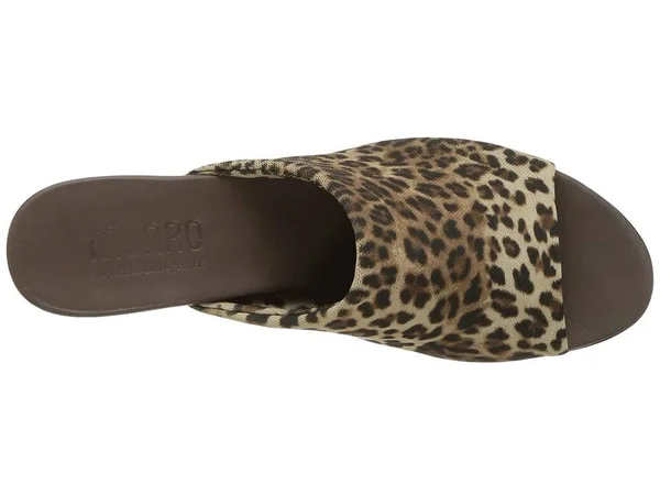 Munro Shoes Women's Sandal Tan Leopard Beth Stretch Sandal 10 M