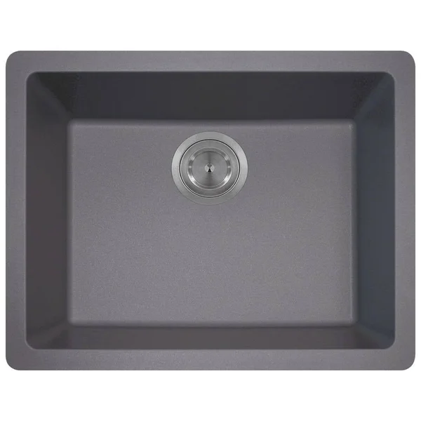 Mr Direct 808 Beige TruGranite Single Bowl Kitchen Sink
