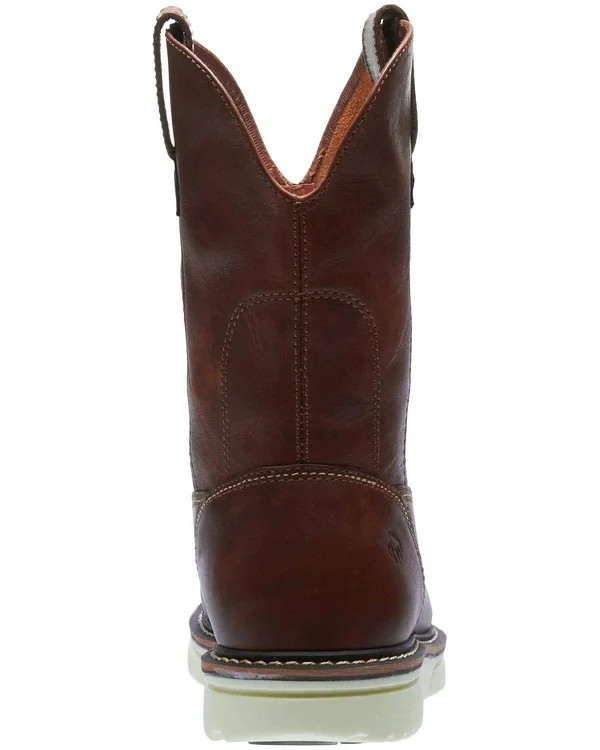 Men's Wolverine I-90 Durashocks Wedge Wellington Comp Toe Boot, Size: 7, Brown
