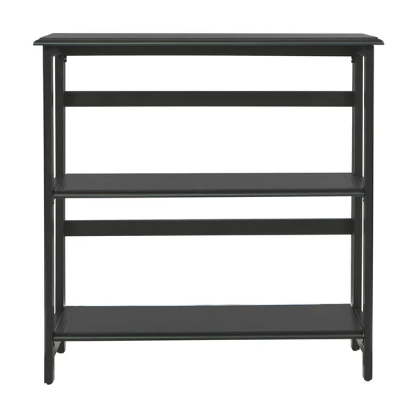 Osp Home Furnishings Brookings 3 Shelf Bookcase - Black (BKS27-BK)