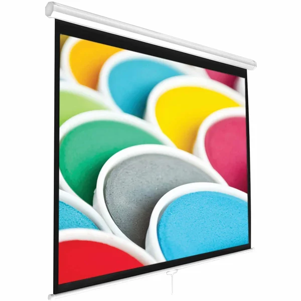 Universal Pull-Down Manual Projection Screen 72x22 Pyle Prjsm7206, 64.25in x 4.75in x 4.60in