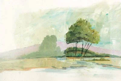 Framed Poster Prints - Lake Front II by Avery Tillmon ( Seasons > Summer art)