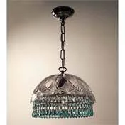 Classic Lighting 8221 CH S Prague 1 Light Pendant in Chrome with Swarovski Elements Crystal