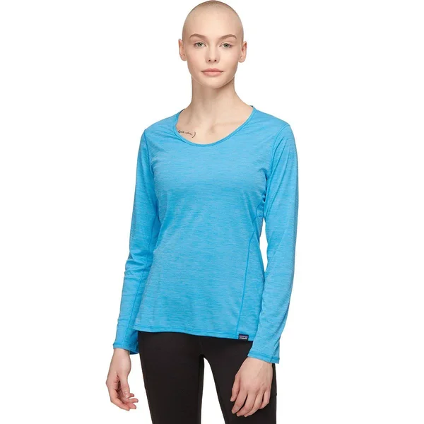 Patagonia Women's Capilene Cool Lightweight Long-Sleeve Shirt Blue S