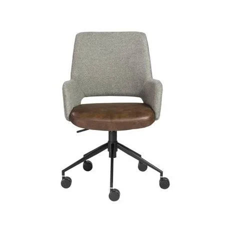 Amini Task Chair Foundry Select Color: Light Brown