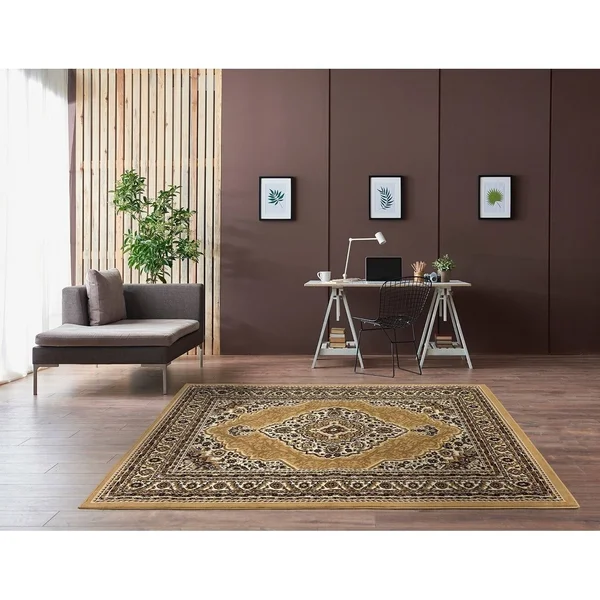 Princess Collection Oriental Medallion Area Rug - 5& 2x22 x 7& 2