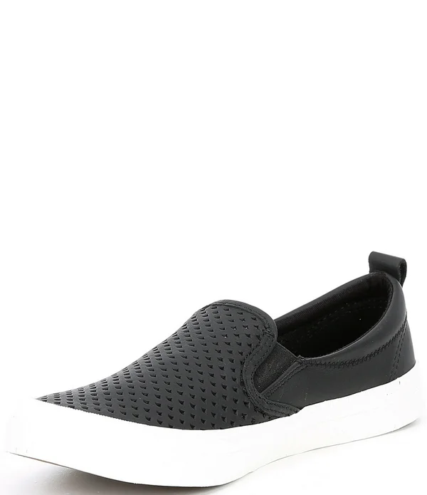 Sperry Women's Crest Twin Gore Scalloped Perf Sneaker
