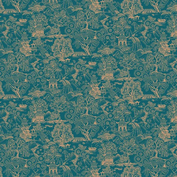Graham & Brown Basuto Teal Wallpaper