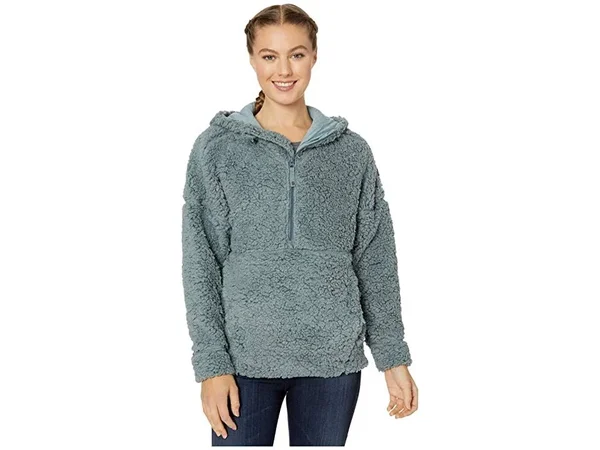 Prana - Women's Permafrost Half Zip - Smoky Blue, Medium