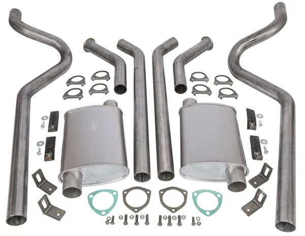 Jegs 30553 Header-Back Dual 2-1/2x22 Exhaust Kit
