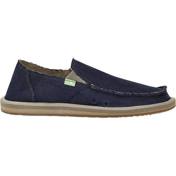 Sanuk Men's Vagabond Hemp Jute Shoes - 8