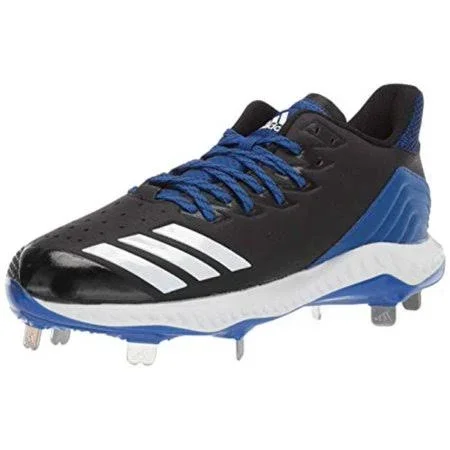 Adidas Mens Icon Bounce Low Top Lace Up Baseball Shoes