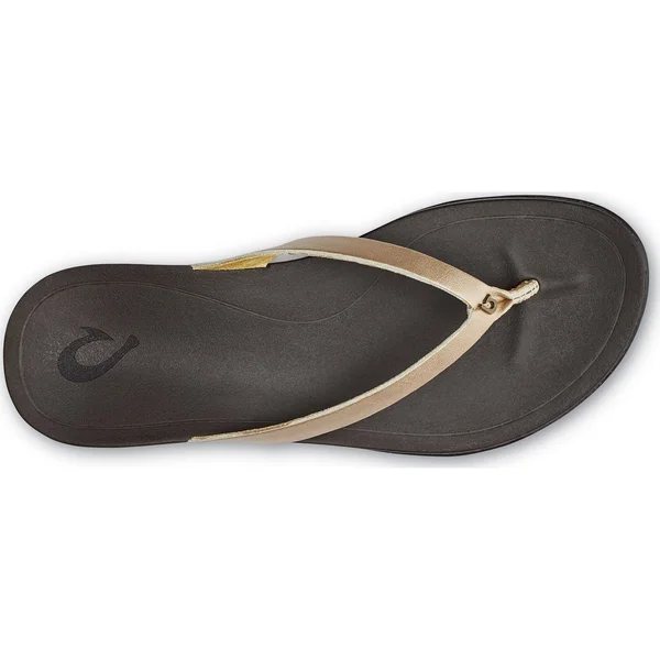 Olukai Ho&opio Leather Black/Black - Black/Black, 6