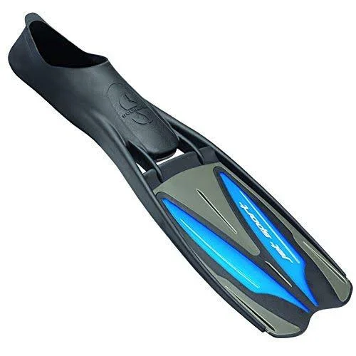 ScubaPro Jet Sport Full Foot Fins (Black - Gray, Medium)