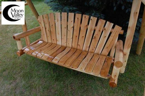 Outdoor Lawn Swing A-Frame Varnish - 4ft Swing Seat Only (No Frame)