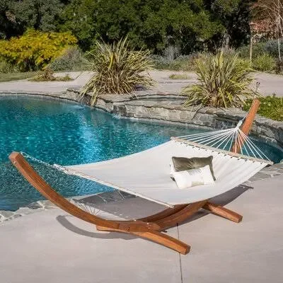 Sol 72 Outdoor Beckson Tree Hammock with Stand Color: White