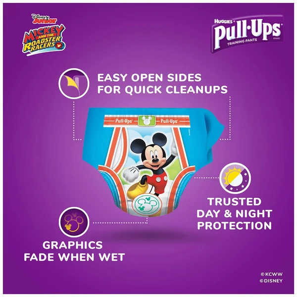 Huggies Pull-Ups Traning Pants for Boys Size L - 3T - 4T, 116 Ct.