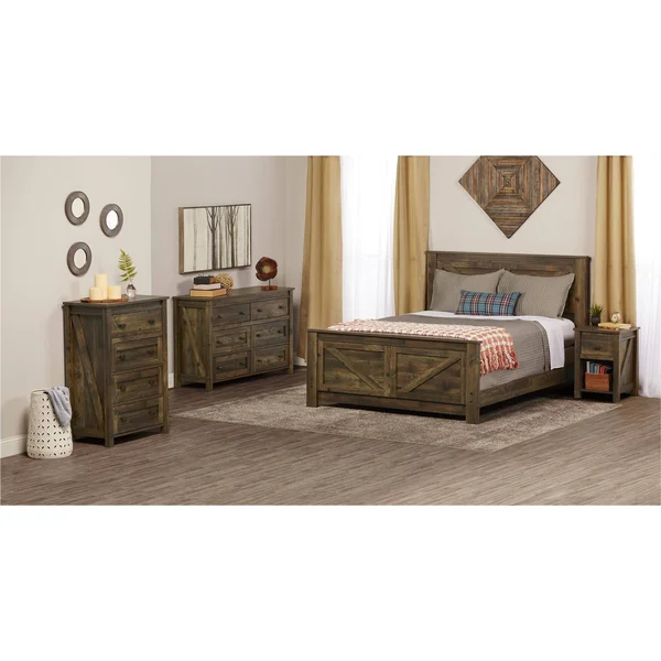 Brookeside 4 Drawer Dresser Rustic Room & Joy