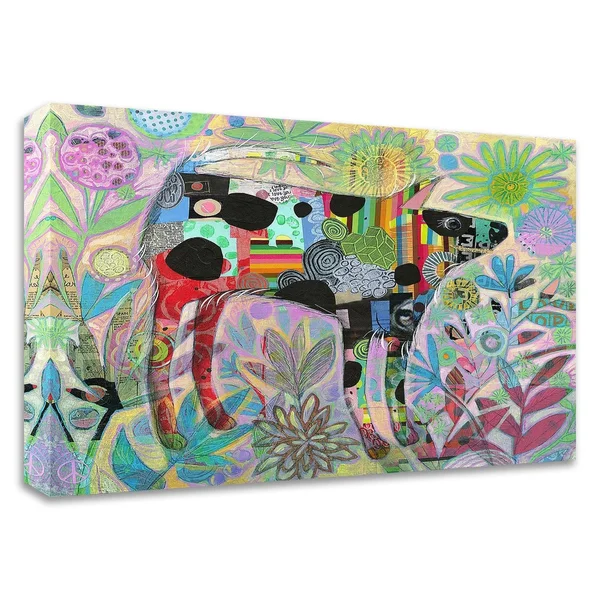 20x22 x 24x22 This Old Pup Has Always Been There for Me Print on Canvas