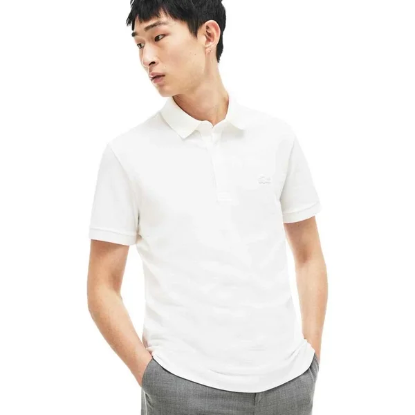 Lacoste Short Sleeved Polo T Shirt White