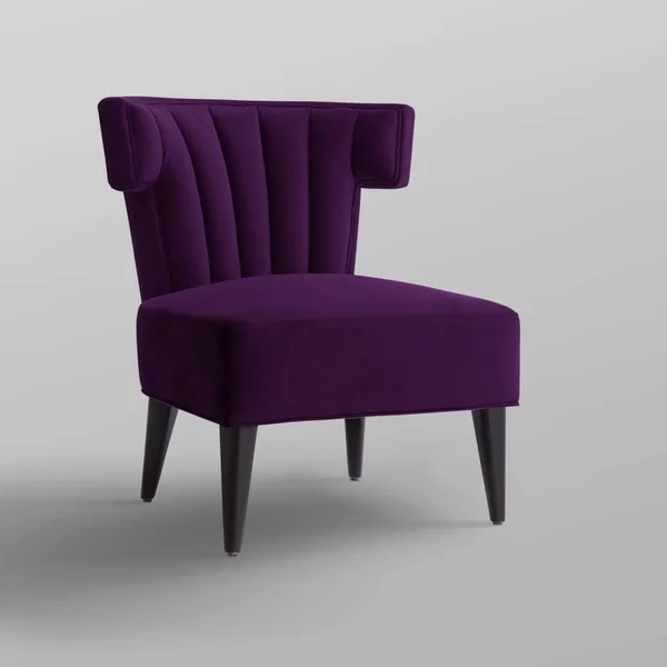 Nicole Miller Sutton Velvet Accent Chair