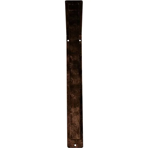 Nevio Wrought Iron Bracket Antiqued Copper 2x22W x 12x22D x 15x22H - (Triple Center Brace)