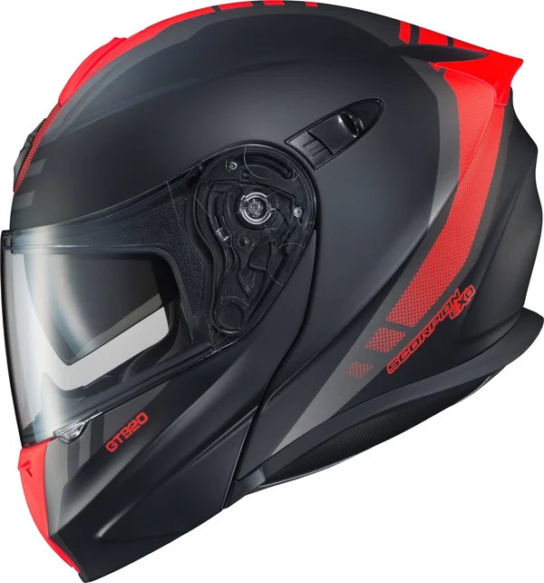 Scorpion EXO-GT920 Unit Modular Helmet - Matte Black/Neon Red - Small