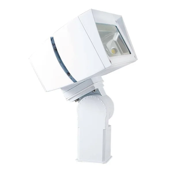 RAB Future Flood 26W 7X6 120V Photocell Warm LED Slipfitter on White (FFLED26SFYW/PC)