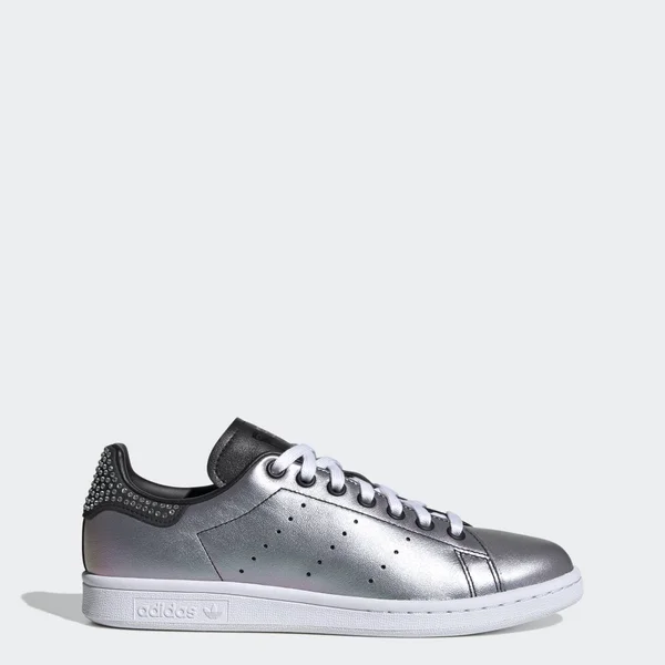 Adidas Originals Women's Stan Smith Sneaker - Black/White/White, 8.5