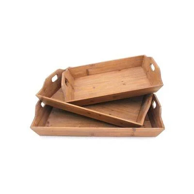Ledbetter 3 Piece Serving Tray Set Foundry Select